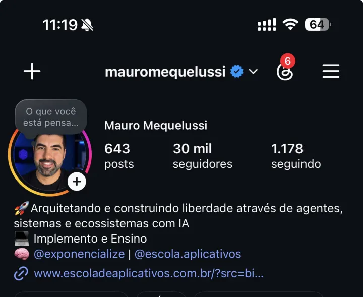 Acelerando: E subindo todo dia.